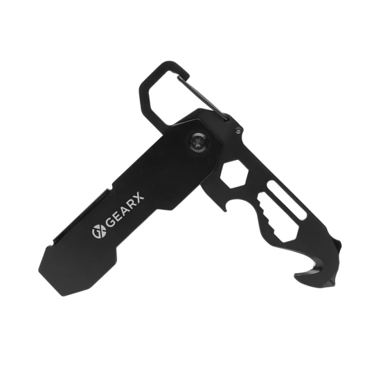 Gear X foldable EDC tool with carabiner and parcel cutter (P221.2701)-1