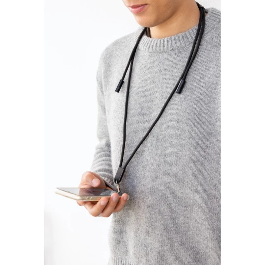 LoopAmp RCS RPET adjustable phone cord with 60W cable (P302.5301)-1