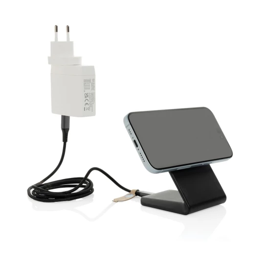 VoltPerch RCS recycled plastic 15W magnetic wireless charger (P309.0901)-1