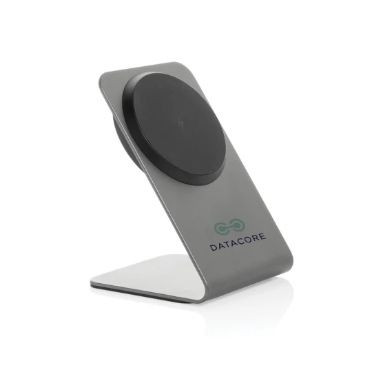 Terra aluminium 15W magnetic wireless charging phone stand (P309.1002)-1