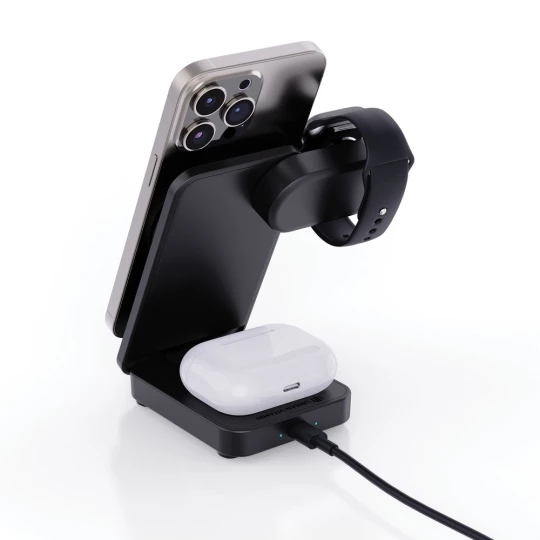 Magnetyczna ładowarka bezprzewodowa 3 w 1 Urban Vitamin (P309.5101)-1