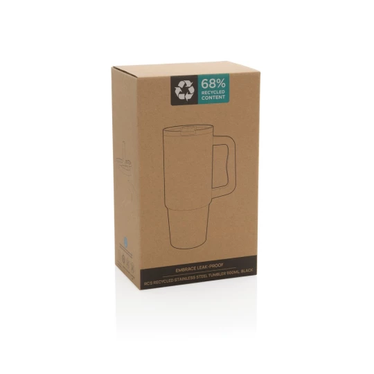Embrace Leakproof RCS recycled stainless steel tumbler 900ml (P437.3401)-1