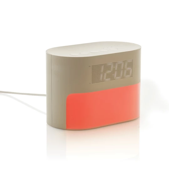 LumaRise RCS reycled plastic white noise alarm clock (P457.0019)-1