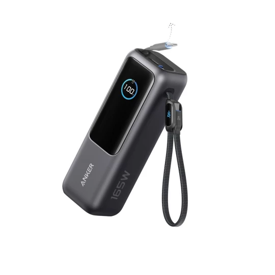 Anker Power Bank 25.000 mah 165W, Built-in retractable cable (VR015-19)-1