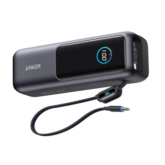Anker Power Bank 25.000 mah 165W, Built-in retractable cable (VR015-19)-1