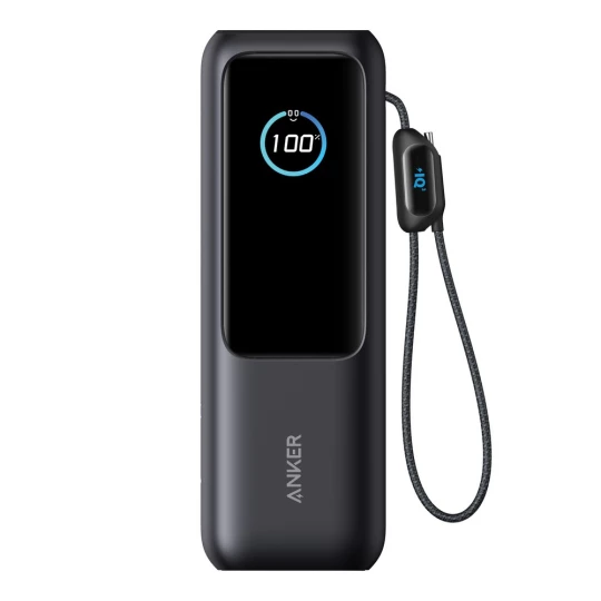 Anker Power Bank 25.000 mah 165W, Built-in retractable cable (VR015-19)-1