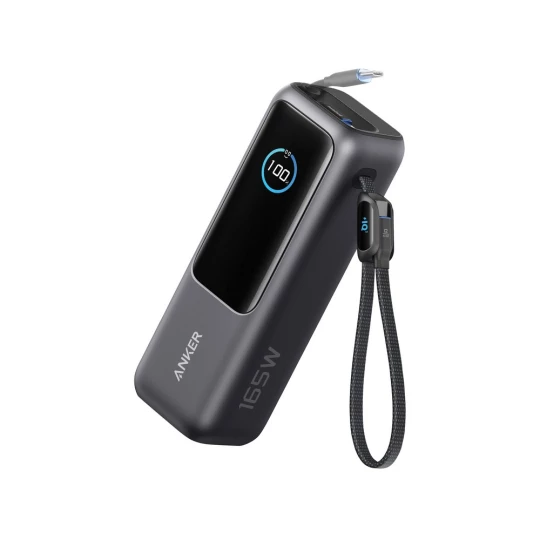 Anker Power Bank 25.000 mah 165W, Built-in retractable cable (VR015-19)-1