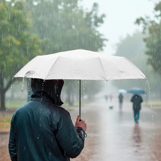 Manual umbrella, foldable | Bores (VA066-02)-1