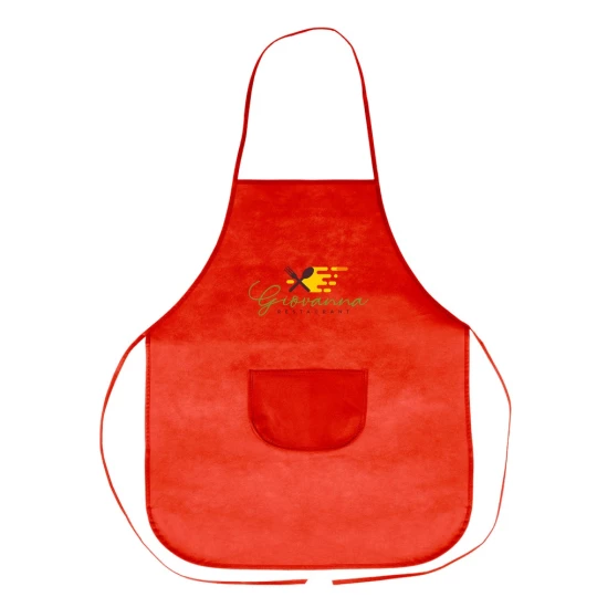 Cook set, kitchen apron and cook cap, children size | Nedina (VA063-05)-1