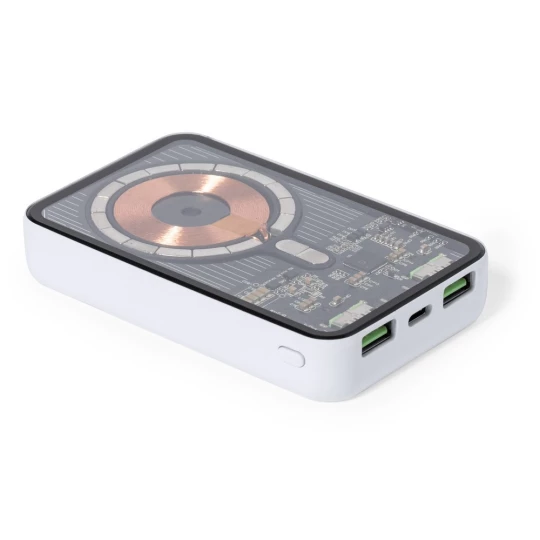 Magnetyczny bezprzewodowy power bank 5000 mAh, ładowarka bezprzewodowa 15W (V1335-02)-1