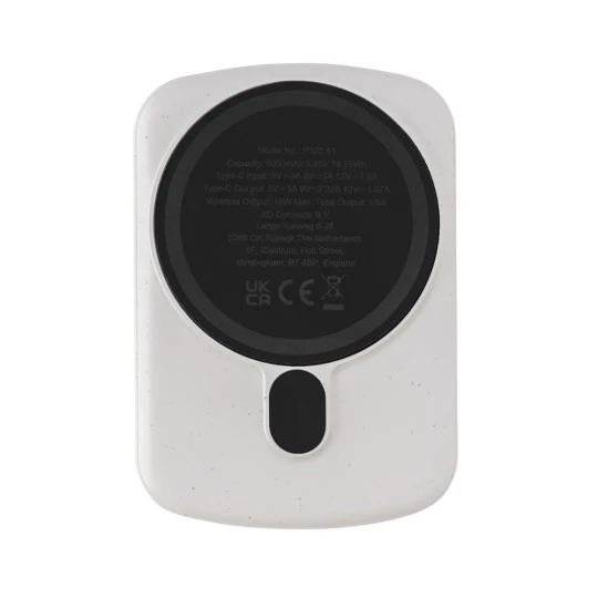 Magnetyczny bezprzewodowy power bank 5000 mAh MagBoost (P322.413)-1