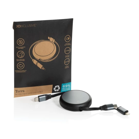 Zwijany kabel do ładowania 240W Terra (P302.7701)-1