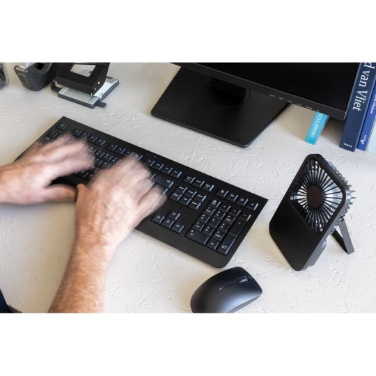 Aervina RCS recycled plastic re-chargeable desk fan (P457.0801)-1