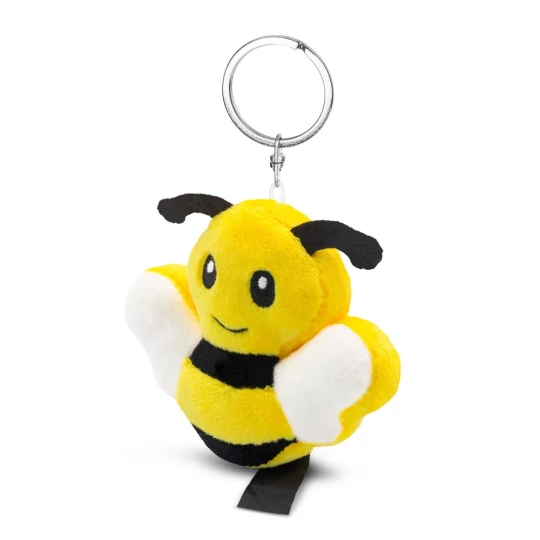 RPET plush bee, keyring | Miro (HE851-08)-1