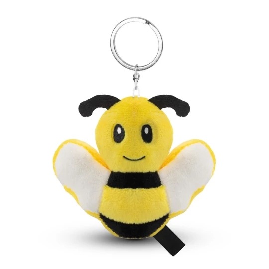 RPET plush bee, keyring | Miro (HE851-08)-1