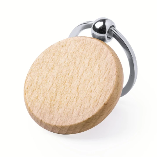 Wooden keyring (V0724-17)-1