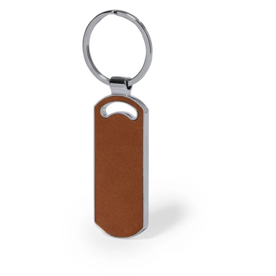 Schlüsselanhänger aus recyceltem Leder (V1308-18)-1