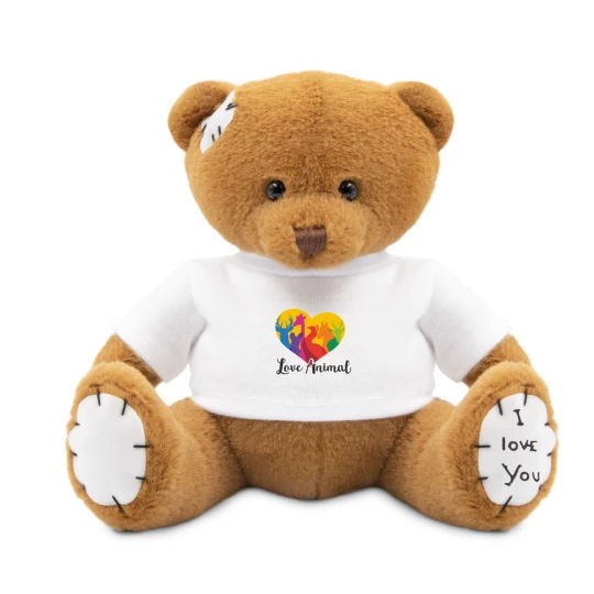 Teddybär mit T-Shirt | Nicky Love (HE247-18)-1