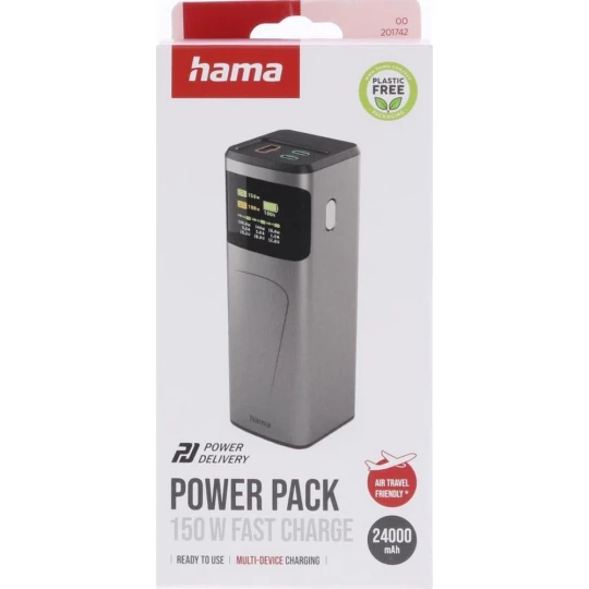 Power bank 24000 mAh Hama High Power 150W (VH029-15)-1