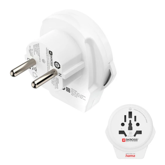 Reiseadapter Skross für Hama USB (VH049-02)-1
