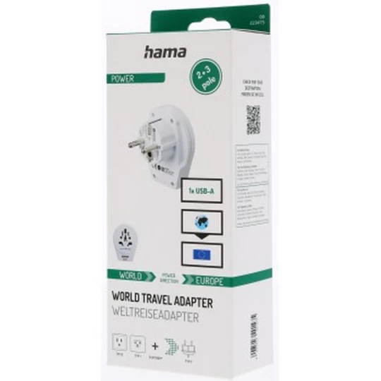Reiseadapter Skross für Hama USB (VH049-02)-1