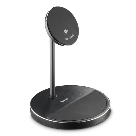 Magnetic wireless charger 2 in 1 15W Hama (VH066-03)-1
