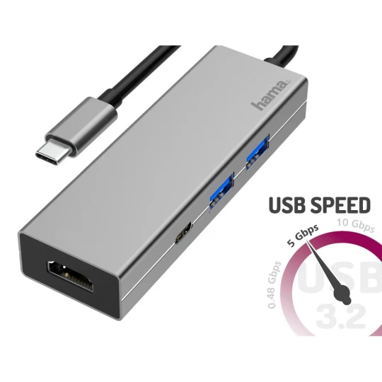 Hub USB, USB-C, HDMI Hama (VH070-19)-1