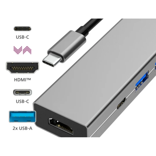 Hub USB, USB-C, HDMI Hama (VH070-19)-1