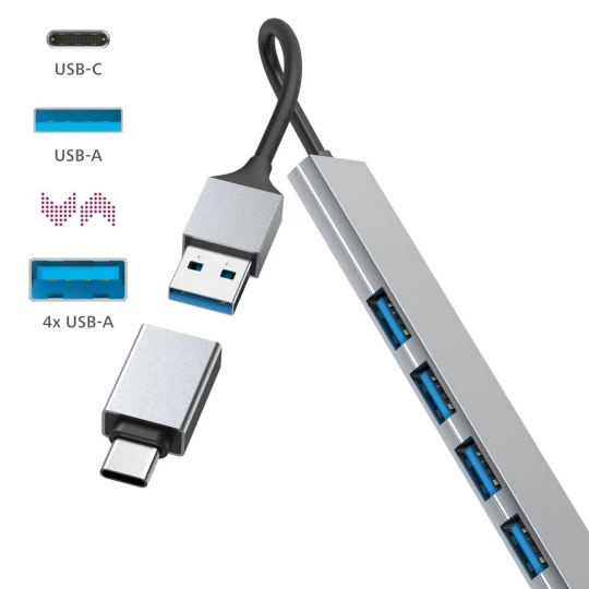 Hub USB, USB-C Hama (VH072-19)-1