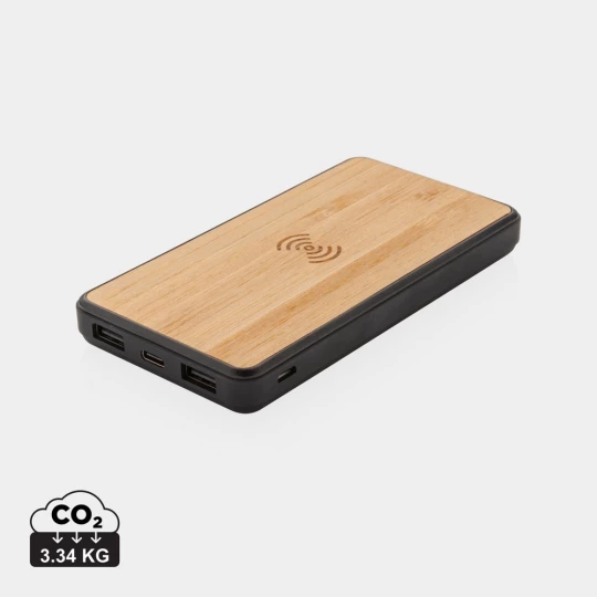 Bezprzewodowy power bank 8000 mAh, ładowarka bezprzewodowa 5W, RABS (P322.389)-1