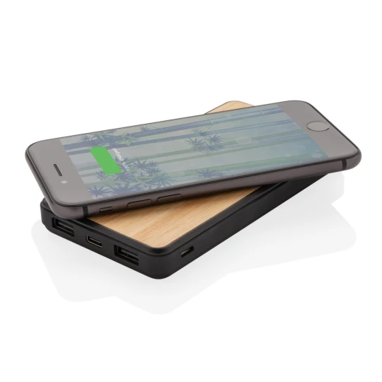 Bezprzewodowy power bank 8000 mAh, ładowarka bezprzewodowa 5W, RABS (P322.389)-1