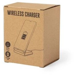 Wireless Ladegerät 10W aus Weizenstroh, Telefonständer (V0373-00)-6