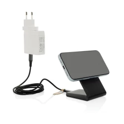 VoltPerch RCS recycled plastic 15W magnetic wireless charger (P309.0901)-4