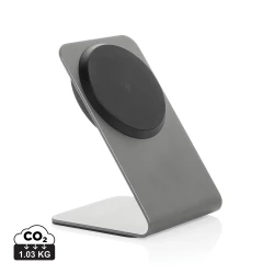 Terra aluminium 15W magnetic wireless charging phone stand (P309.1002)-9