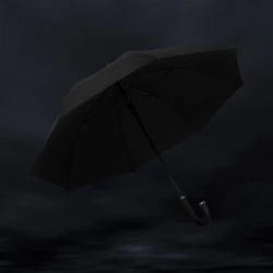 Swiss Peak Vero Aware™ RPET 25” umbrella w luxe handle (P850.7501)-6