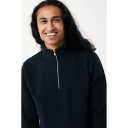 IQONIQ Elgon recycled cotton quarter zip sweater (T9601.001.4XL)-9