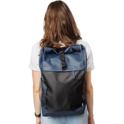 Roll-top laptop backpack 15