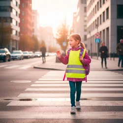 Reflektierende Kinderwarnweste | Nestana (VA074-08)-10