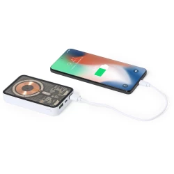 Magnetyczny bezprzewodowy power bank 5000 mAh, ładowarka bezprzewodowa 15W (V1335-02)-2