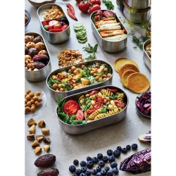 Lunchbox, pudełko śniadaniowe Black+Blum Double Bento (P439.2002)-12