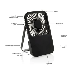 Aervina RCS recycled plastic re-chargeable desk fan (P457.0801)-5