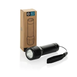 Flara RSC recycled plastic USB-rechargeable torch (P514.0501)-9