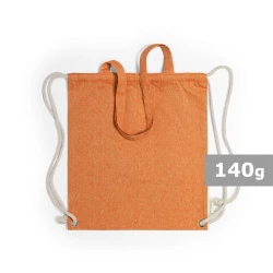 Recycled cotton bag 2 in 1, drawstring bag and shopping bag (V6792/A-07)