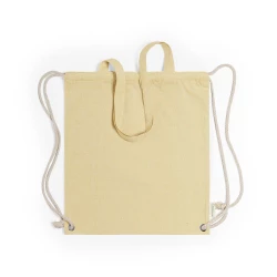 Baumwolltasche 2 in 1, Beutel mit Kordel, Einkaufstasche (V6792/A-08)-2