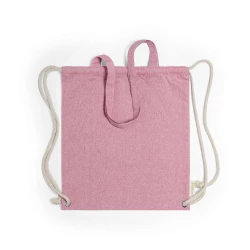 Recycled cotton bag 2 in 1, drawstring bag and shopping bag (V6792/A-21)-2
