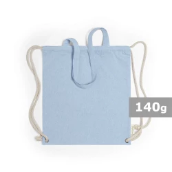Recycled cotton bag 2 in 1, drawstring bag and shopping bag (V6792/A-23)