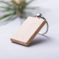Wooden keyring (V0724-17)-2