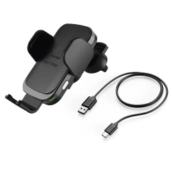 Autohalterung für Mobiltelefone, kabelloses Ladegerät 10 W Hama (VH034-03)