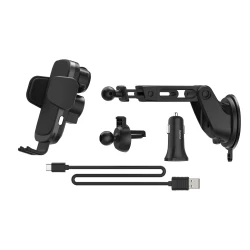 Autohalterung für Mobiltelefone, kabelloses Ladegerät 10 W Hama (VH034-03)-4