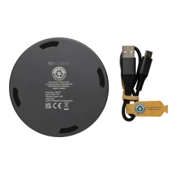 Ładowarka bezprzewodowa 10W Terra, aluminium z recyklingu (P308.672)-4